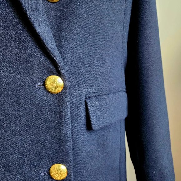 Banana Republic navy lined coat XS - Picture 2 of 6